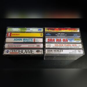 Vintage 80s Rock Cassette Tapes Collectiom